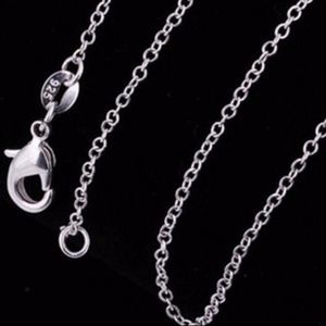 NEW 18" Sterling Silver Circle Rolo Chain